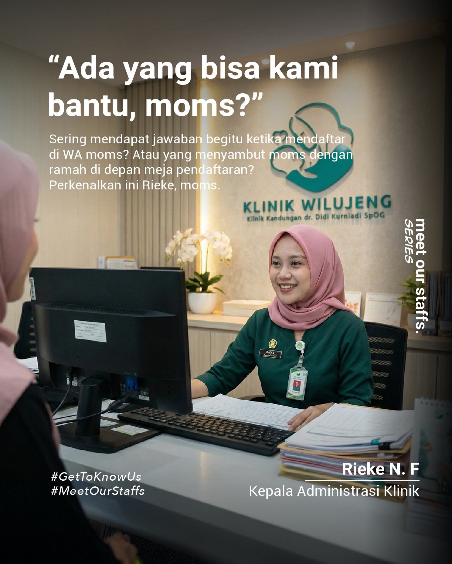 Rieke, Kepala Administrasi